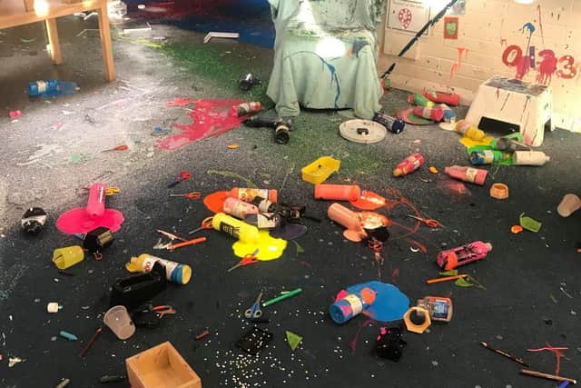 Vandals have damaged the nursery room at Arundel Court Primary Academy & Nursery in Northam Street, Landport. Picture: Arundel Court Primary Academy & Nursery