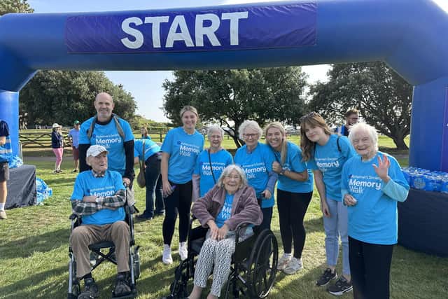 Florence Court Care Home has raised £255 for charity by completing a walk.