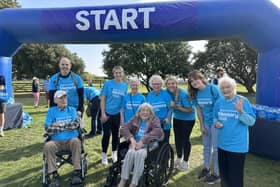 Florence Court Care Home has raised £255 for charity by completing a walk.