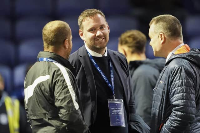 Pompey's new Sporting Director Richard Hughes