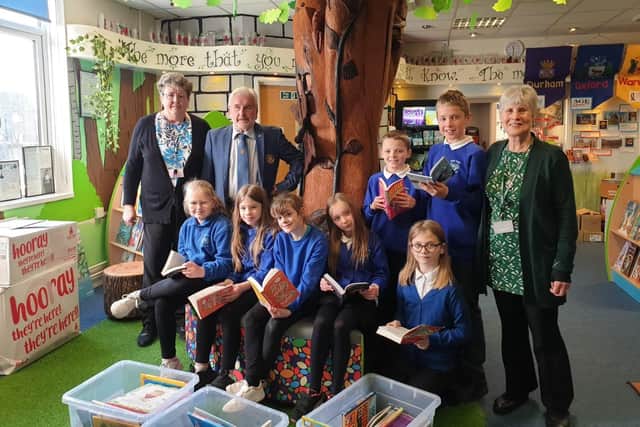 Schoolpupils in Havant are already benefiting from the Havant Rotary Club's reading project. 