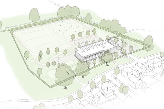 Artist's impression of the proposed new school