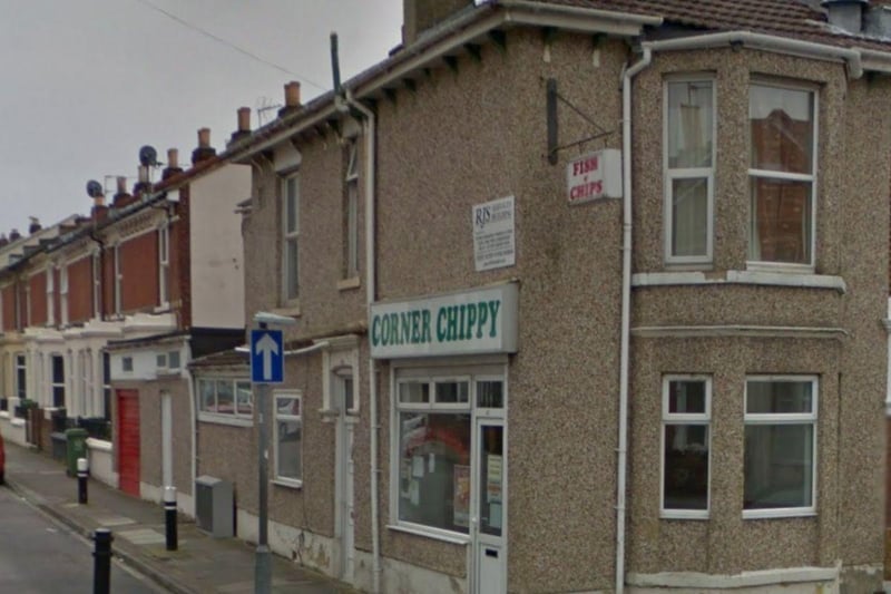 Corner Chippy at 47 Widley Road, Portsmouth, was rated five after an inspection on March 1 2018.