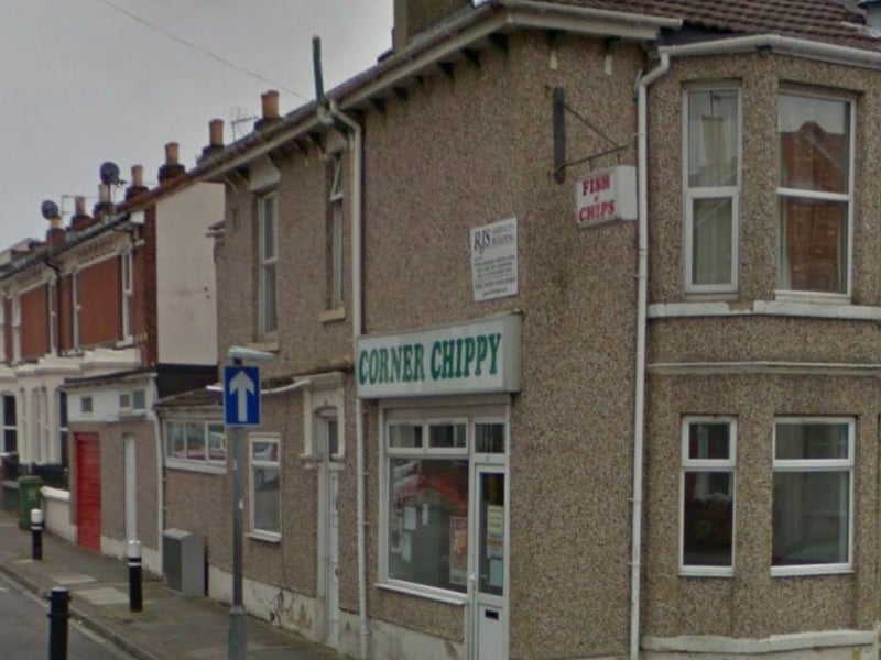 Corner Chippy at 47 Widley Road, Portsmouth, was rated five after an inspection on March 1 2018.