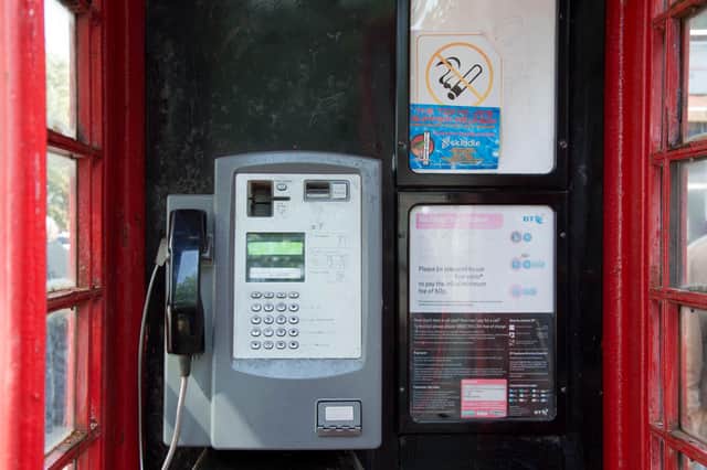 REMEMBER THESE? Inside an old phone box, not very mobile Picture: Shutterstock