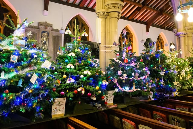Pictured is: Some of the decorated trees.

Picture: Keith Woodland (071221-8)
