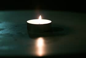 Candle to make a Beacon of Remembrance in Grosvenor St, Southsea 
Picture: Chris Moorhouse      (230321-32)