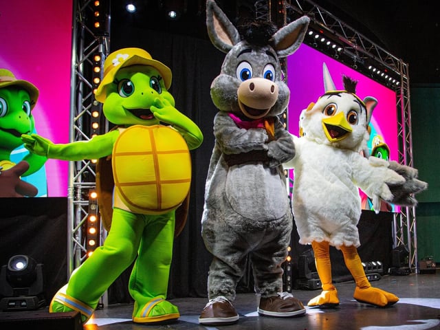 New for this year is the Adventure Gang - a very cuddly looking collection of characters. Dudley the donkey, Skye the seagull and Tilly the turtle who can be spotted around the park and youngsters can even enjoy a very special meet and greet breakfast with them.