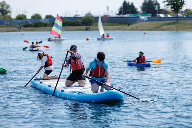Kayaking proved to be a popular event. Picture:Marcin Jedrysiak
