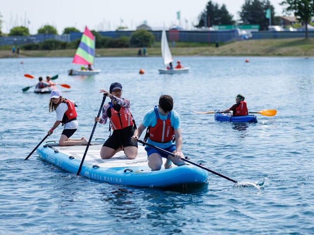Kayaking proved to be a popular event. Picture:Marcin Jedrysiak
