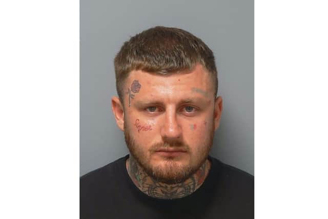 James Brian Rose, who has been jailed for five years after being caught with £200,000 of crack cocaine and heroin at Gunwharf Quays 
Picture: Hampshire Constabulary