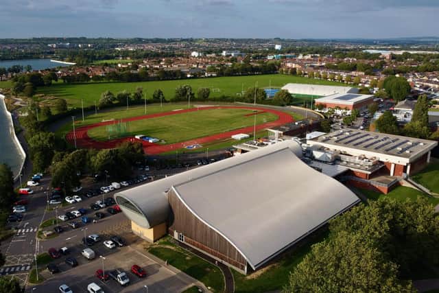 Drone Shot of Mountbatten Centre by Sarah Marston. Instagram: @sarahmarston13