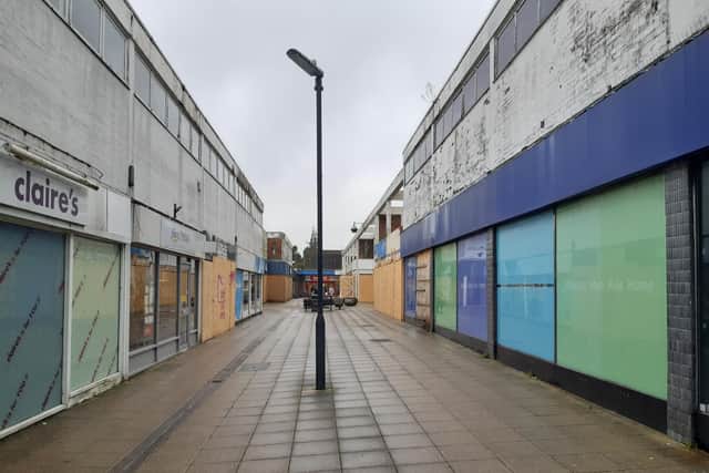 Much of Wellington Way in Waterlooville remains empty