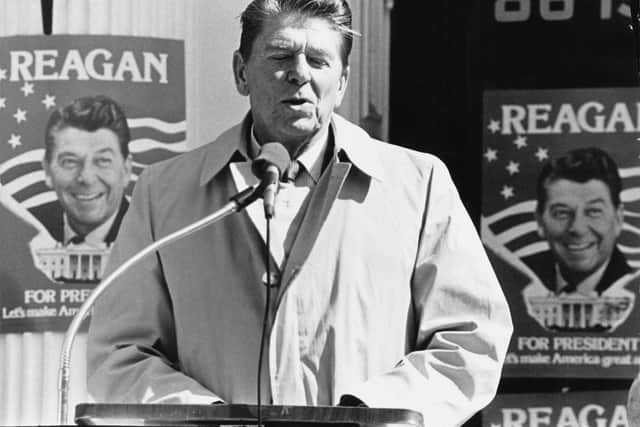 Ronald Reagan in March 1980  Picture: Keystone/Hulton Archive/Getty Images)