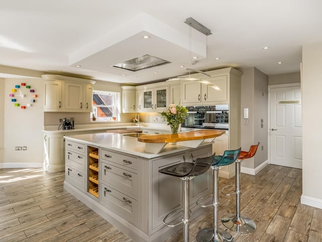 This four-bedroom apartment on St Helens Parade, Southsea, is on the market for £1.29m. It is listed by Fine and Country.