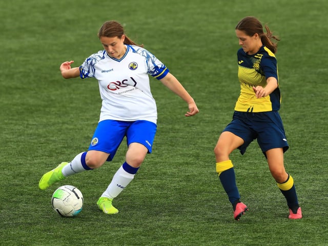 Hawks' Chloe Marsh, left. Picture by Dave Haines