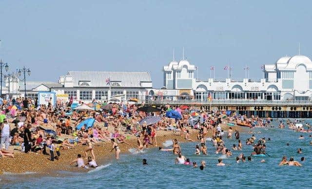 Portsmouth could be set for another heatwave - but confidence about the forecast remains 'low', according to weather experts. Picture: Sarah Standing (250620-5013)