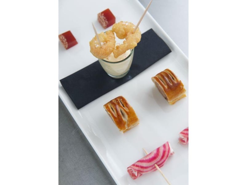 A selection of nibbles.