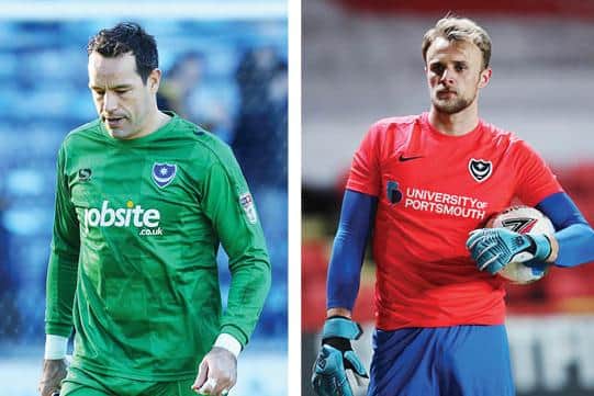 David Forde, left, and Lewis Ward
