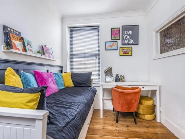 The listing says: "This charming two bedroom bay and forecourt home, in the heart of Baffins, is welcomed to the market for sale."
