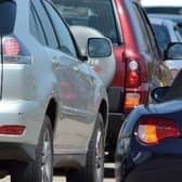 Traffic is building in the area.