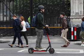 Department for Transport figures show 94 casualties were recorded in e-scooter collisions by Hampshire Constabulary last year. Picture: Yui Mok/PA Wire