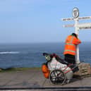 An emotional Lee Wingate reaches Land's End