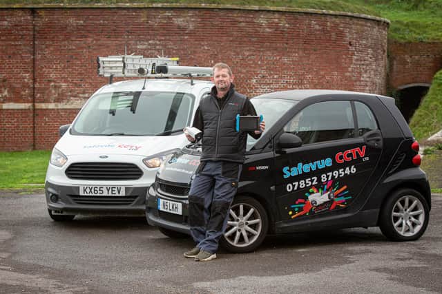 Andy Kircher at Fort Cumberland, Southsea on 23 December 2020

Picture: Habibur Rahman