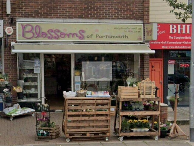 Blossoms of Portsmouth, on Havant Road, has a rating of 4.8 out of five from 34 reviews on Google.
