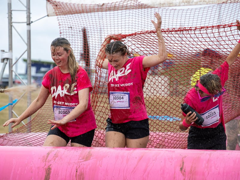 Race for Life Pretty Muddy took place on Saturday morning on Southsea Common as children and adults took on the obstacle course race.
Photos by Alex Shute