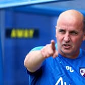Former Pompey boss Paul Cook's Chesterfield have been condemned to the National League for another year following defeat to Solihull Moors. Picture: Nigel French/PA Wire