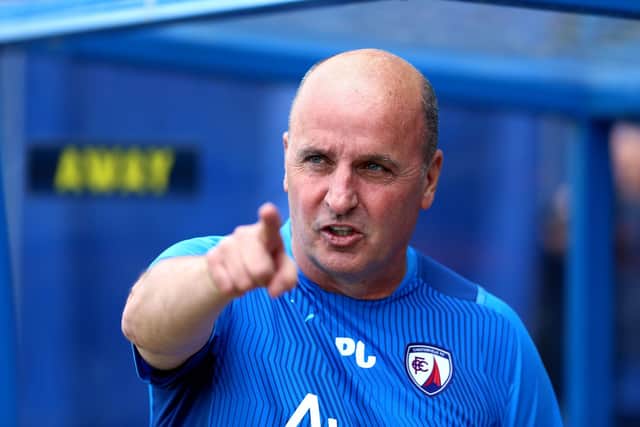 Former Pompey boss Paul Cook's Chesterfield have been condemned to the National League for another year following defeat to Solihull Moors. Picture: Nigel French/PA Wire