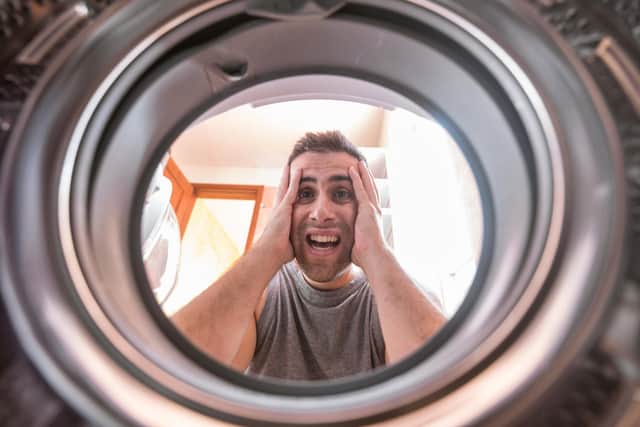 It's no good you holding your head in your hands... next time you overfill me, I'm off.  Picture by Shutterstock