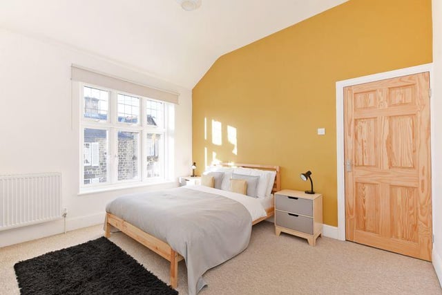 The front-facing bedroom is of a generous size and receives plenty of sunshine.
