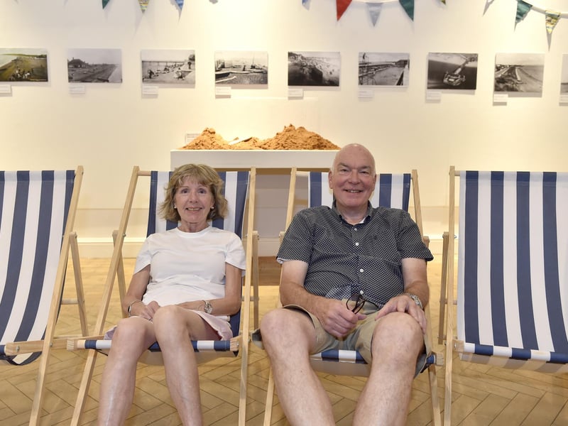 Pictured is: Christine and Graham Carter who are regular visitors to Gosport.