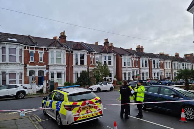 Police probe in Somerstown after man, 38, dies. Police were at the scene of Playfair Road at the junction of St Andrews Road