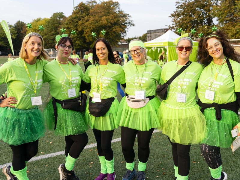 People have taken part in the Rowans Hospice Shining Stars Walk on Saturday, September 21, 2024, in a bid to raise money for the charity. Those taking part had the option to complete a 4 or 8 mile sponsored walk around Portsmouth and Southsea.  Picture Credit: Matthew Clark