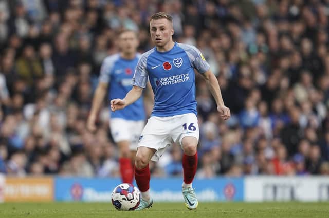 Joe Morrell is named in a strong Pompey starting XI against AFC Wimbledon. Picture: Jason Brown/ProSportsImages