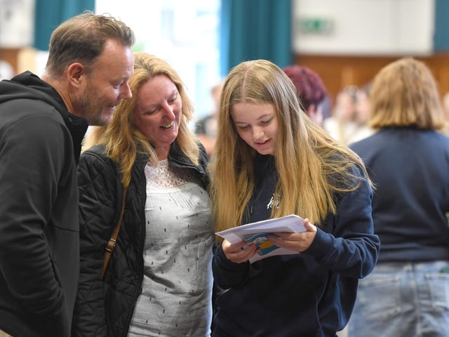 GCSE exam results day at King’s Academy Bay House in Gosport, Hampshire - 22/08/24.Please credit: Paul Jacobs/pictureexclusive.com