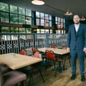 George Madgwick in his new restaurant The Wicks Bar and Grill (formerly Clifford Brown's Brasserie) which is currently undergoing a renovation
