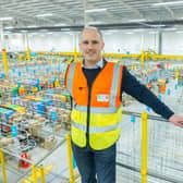 Edward Anson, delivery station manager at the Amazon plant in Havant Picture: Habibur Rahman