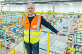 Edward Anson, delivery station manager at the Amazon plant in Havant Picture: Habibur Rahman