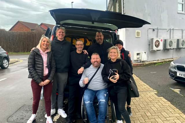 Mount Kilimanjaro climb POOR IMAGE USE SMALL ONLYCaption: ex-serviceman Knox White and team set off for their summit of Mount Kilimanjaro in aid of The Amelia Mae FoundationCredit: Harriet Scutt