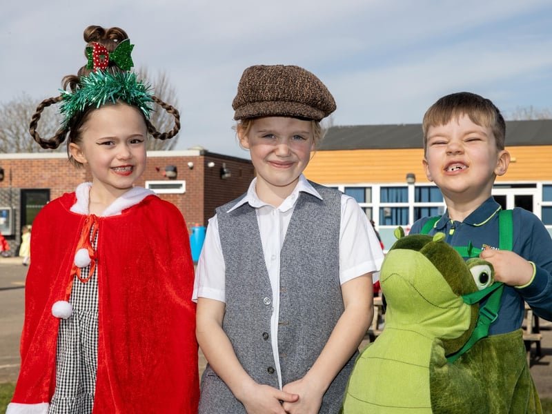 Children from Moorings Way Infant School dressed up for World Book Day. Pictured - Pupils dressed up for World Book Day Photos by Alex Shute