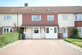 This five bedroom terraced house is on sale for £395,000. it is listed by Chinneck Shaw.