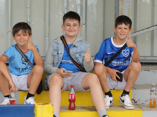 Pompey make their annual pre-season trip to the Hawks    Picture: Dave Haines.