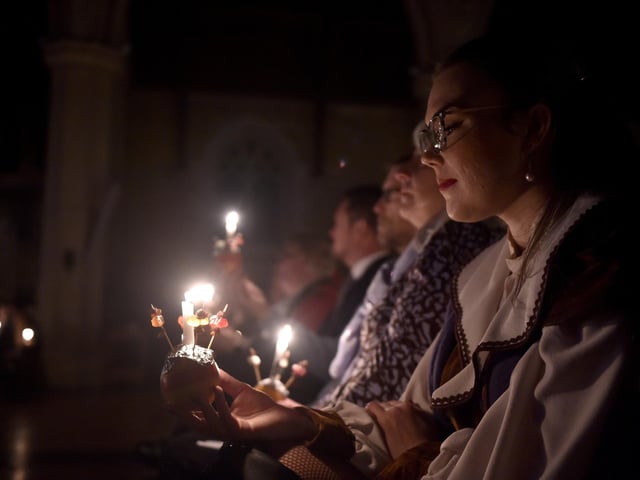 The News Carol Service was held at St Mary's Church in Fratton.  Picture: Sarah Standing (061224-7339)