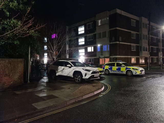 Police lock down roads in Southsea after incident