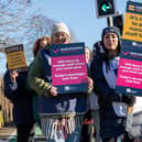 Nurses striking on January 18, 2023 outside Queen Alexandra Hospital, Portmsouth.

Photos by Alex Shute