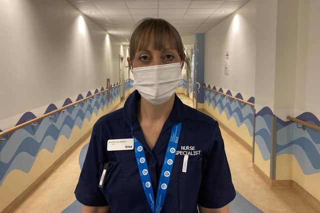 Erica Mottershaw, from the Nurse Specialist Endocrine Team at QA Hospital. Picture: PHU